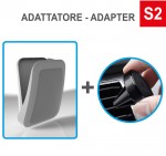 N° 100 Case4mask in colore pieno con N° 100 Adattatori per Bocchette di Ventilazione S2