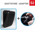 N° 100 Case4mask in colore pieno con N° 100 Adattatori per Bocchette di Ventilazione S2