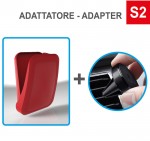 N° 100 Case4mask in colore pieno con N° 100 Adattatori per Bocchette di Ventilazione S2