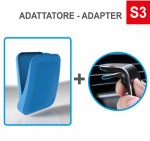 N° 100 Case4mask in colore pieno con N° 100 Adattatori a Pinza S3