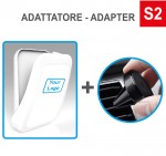 N° 500 Case4mask in colore pieno con N° 500 Adattatori per Bocchette di Ventilazione S2 + Stampa Tampografia in 1 colore