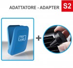 N° 500 Case4mask in colore pieno con N° 500 Adattatori per Bocchette di Ventilazione S2 + Stampa Tampografia in 1 colore